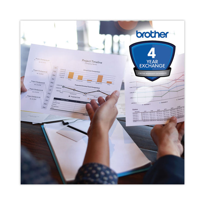 Four-Year Exchange Warranty Extension for Select Brother HL/MFC/PPF Series