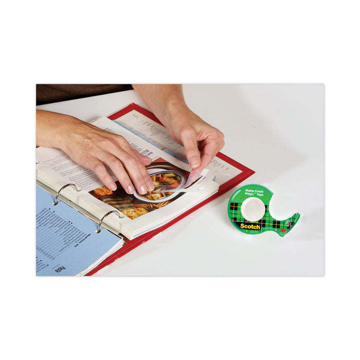 Magic Tape in Handheld Dispenser, 1" Core, 0.5" x 37.5 ft, Clear