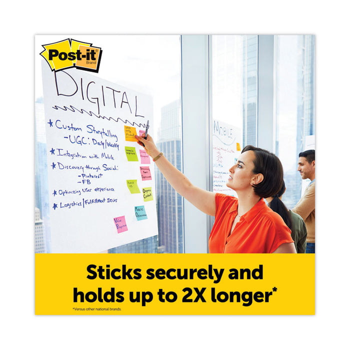 Vertical-Orientation Self-Stick Easel Pads, Quadrille Rule (1 sq/in), (30) White 25 x 30 Sheets, 4/Carton