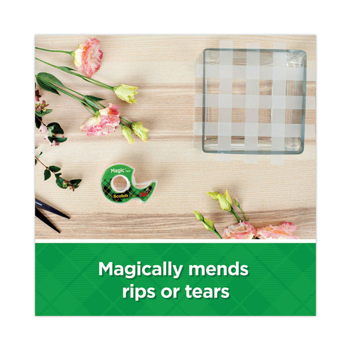 Magic Tape Refill, 1" Core, 0.75" x 83.33 ft, Clear, 6/Pack