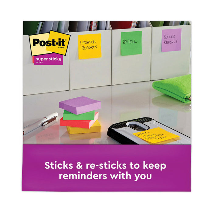 Pads in Playful Primary Collection Colors, 2" x 2", 90 Sheets/Pad, 8 Pads/Pack