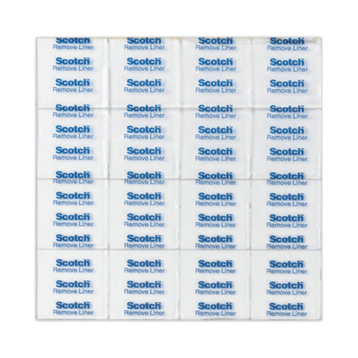 Removable Clear Mounting Squares, Holds Up to 0.17 lb, 0.69" x 0.69", Clear, 35/Pack