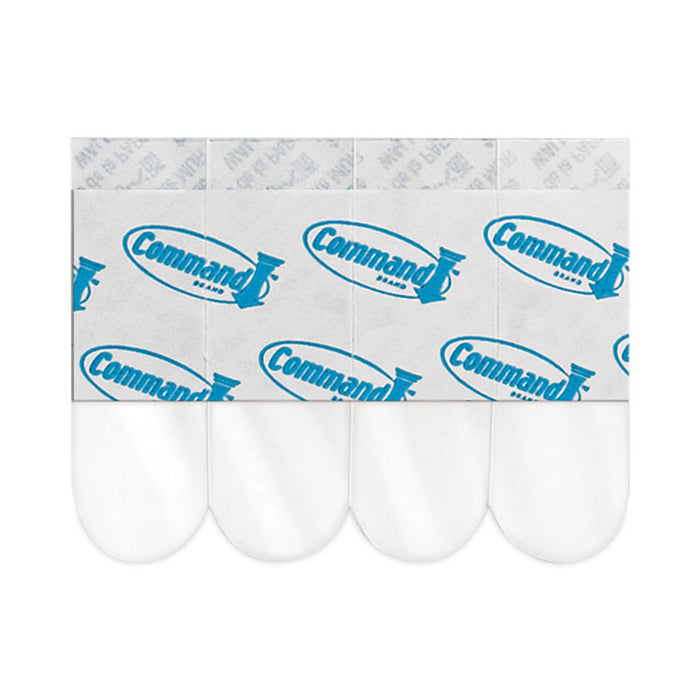 Medium Clear Hooks, Plastic, Supports 2 lb, 50/Carton