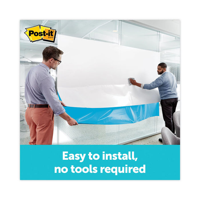 Dry Erase Surface, Laminate Film, 36" x 7 mil x 24", White