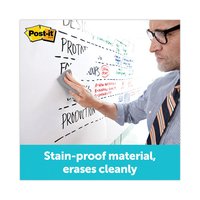 Dry Erase Surface, Laminate Film, 72" x 7 mil x 48", White