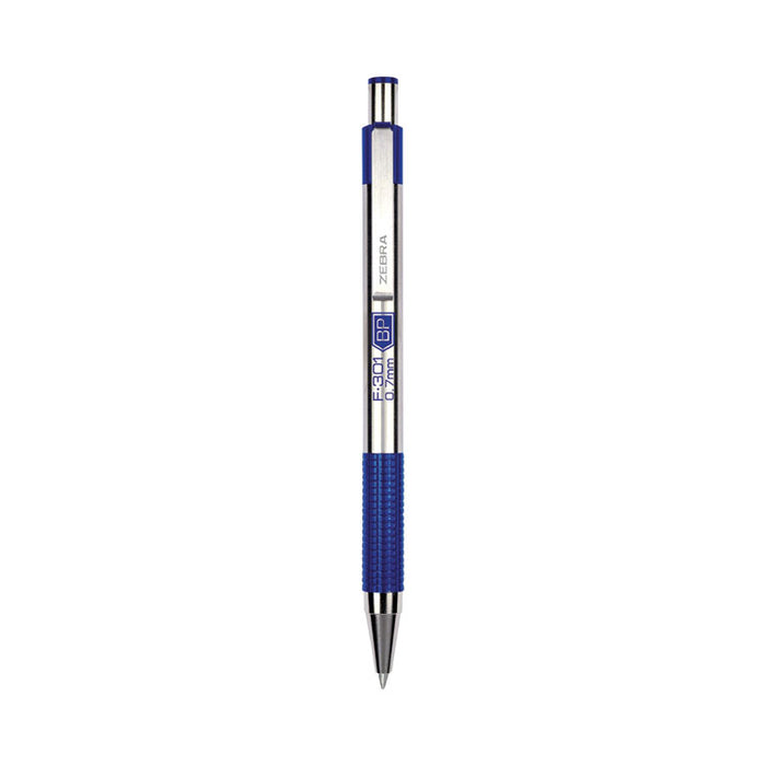 F-301 Ballpoint Pen, Retractable, Fine 0.7 mm, Assorted Ink and Barrel Colors, 4/Pack