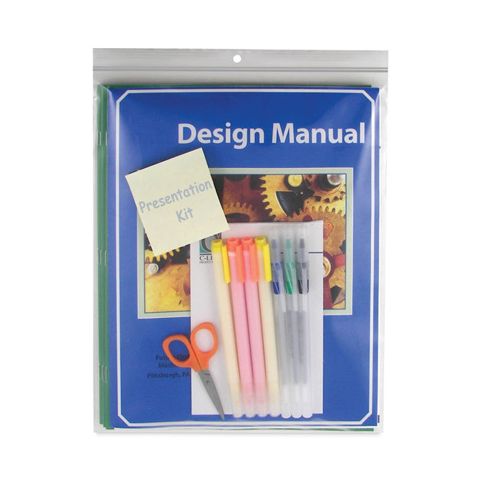 Heavyweight Industrial Poly Zip Bags, 8.5" x 11", Clear, 50/Box