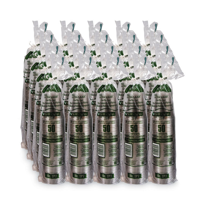 Ultra Clear Cups, 7 oz, Plastic, 50/Bag, 20 Bags/Carton