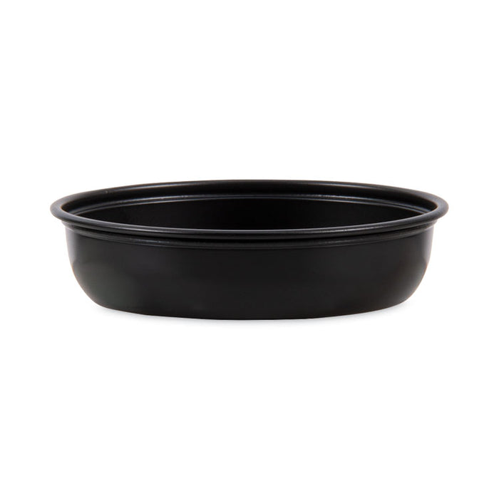 Polystyrene Portion Cups, 2.5 oz, Plastic, Black, 250/Bag, 10 Bags/Carton