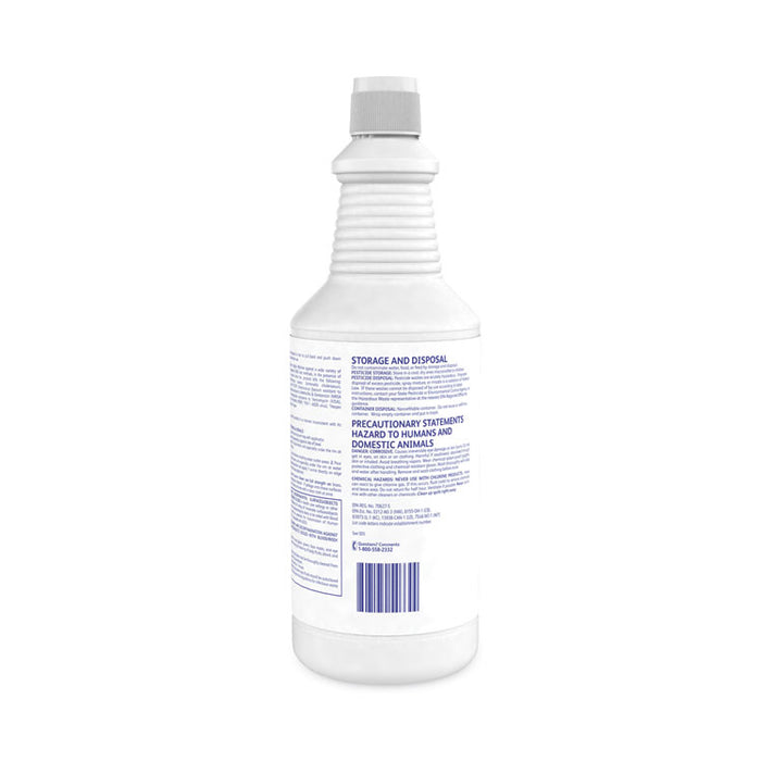 Crew Clinging Toilet Bowl Cleaner, Floral Scent, Liquid, 1 qt Bottle, 12/Carton