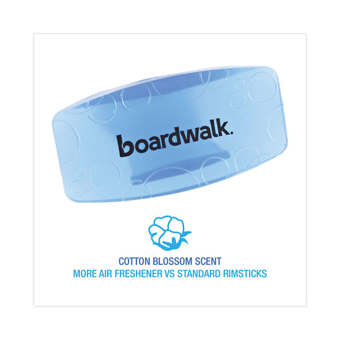 Toilet Bowl Clip, Cotton Blossom Scent, Blue, 12/Box