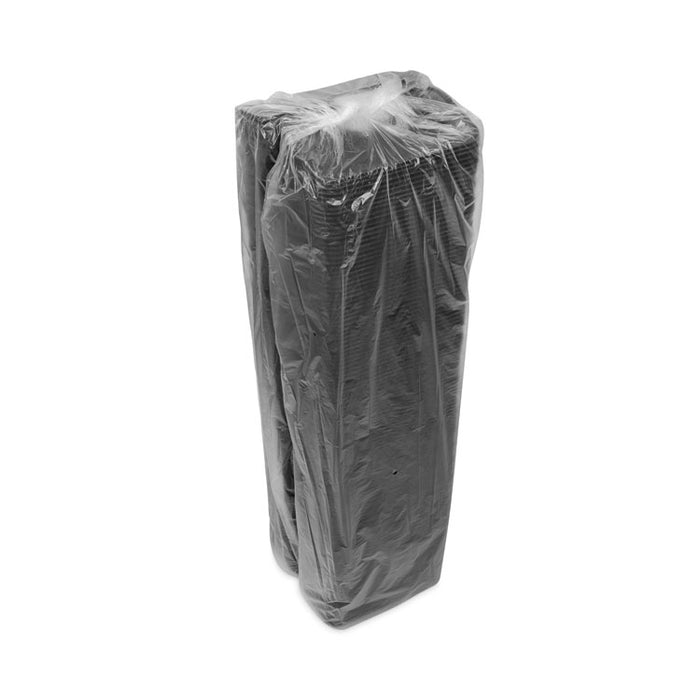 Foam Supermarket Tray, #17S, 8.4 x 4.5 x 0.7, Black, Foam, 1,000/Carton