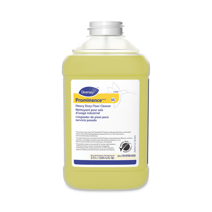 Prominence Heavy Duty Floor Cleaner, Citrus Scent, 84.5 oz Can, 2/Carton
