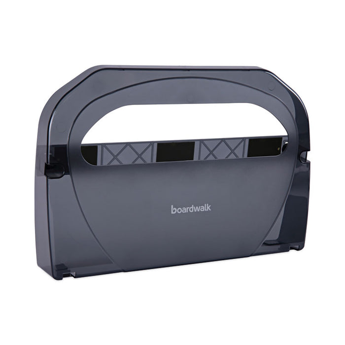 Toilet Seat Cover Dispenser, 17.25 x 3.13 x 11.75, Smoke