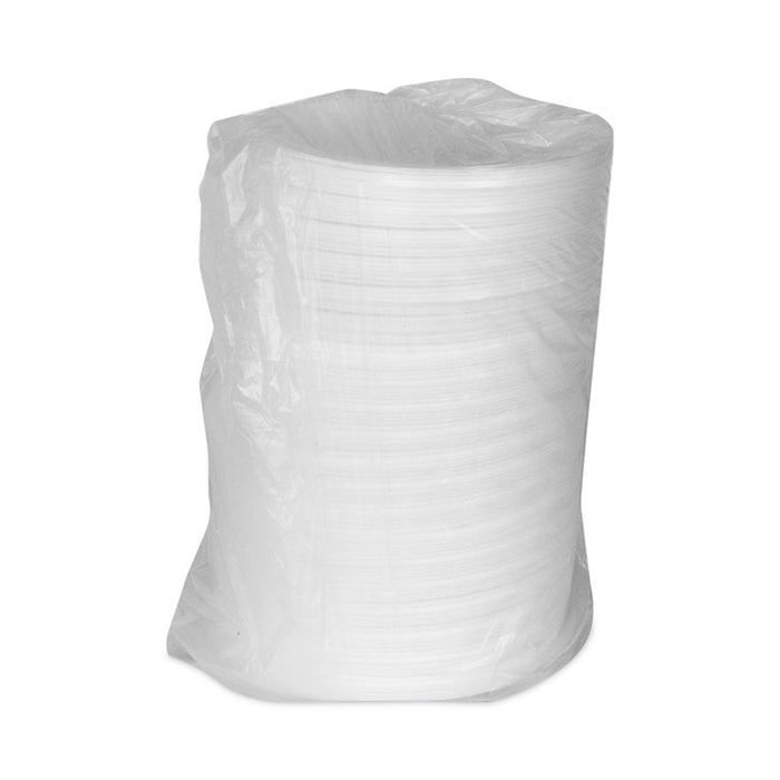 Placesetter Satin Non-Laminated Foam Dinnerware, Platter, 8.5 x 11.5, White, 500/Carton