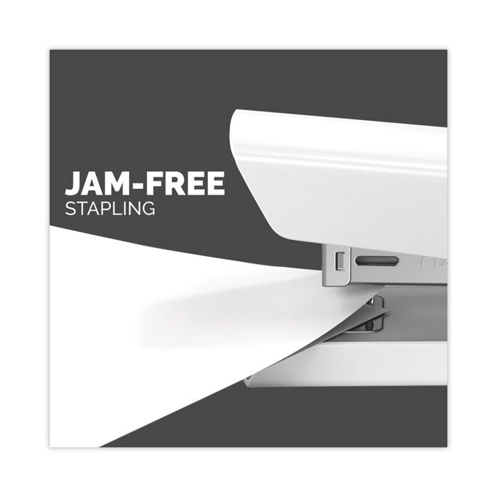 LX820 Classic Full Strip Stapler with Antimicrobial Protection, 20-Sheet Capacity, White