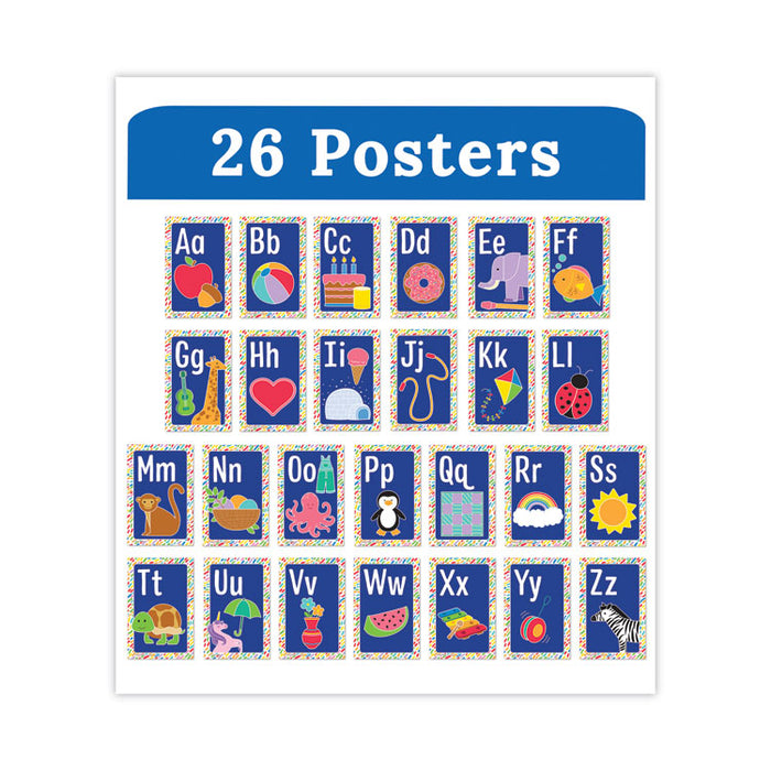 Mini Posters, Alphabet, 26 Mini Posters
