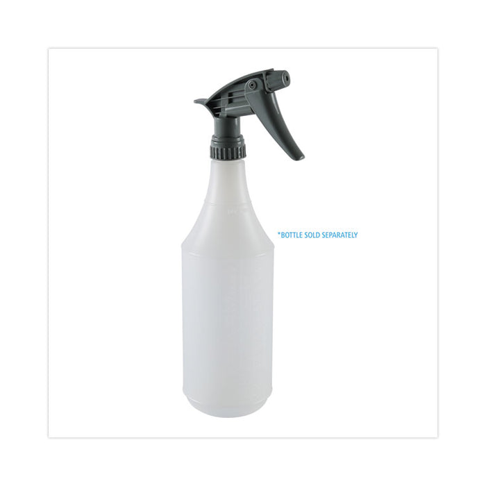 Chemical-Resistant Trigger Sprayer 320CR, 7.25" Tube, Fits 16 oz Bottles, Gray, 24/Carton