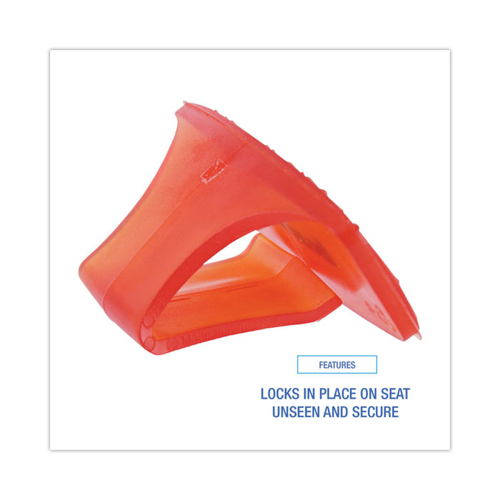 Toilet Bowl Clip, Mango Scent, Orange, 72/Carton