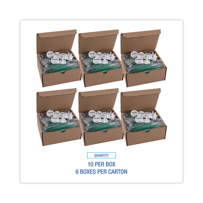 Curve Solid Air Freshener, Cucumber Melon, Green, 10/Box, 6 Boxes/Carton
