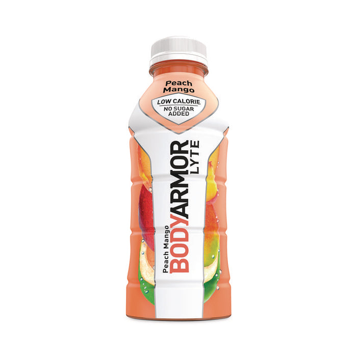 LYTE Sports Drink, Peach Mango, 16 oz Bottle, 12/Pack