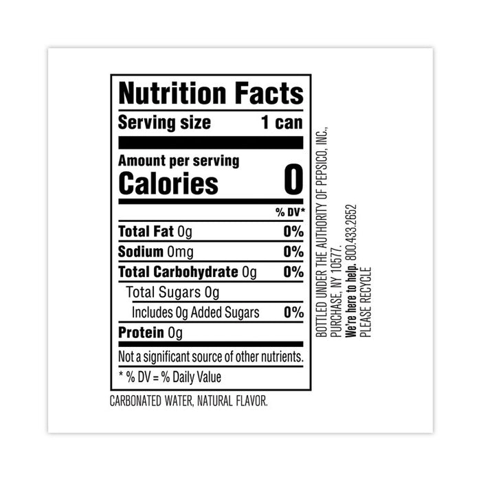 Flavored Sparkling Water, Blackberry, 12 oz Can, 8 Cans/Pack, 3 Packs/Carton