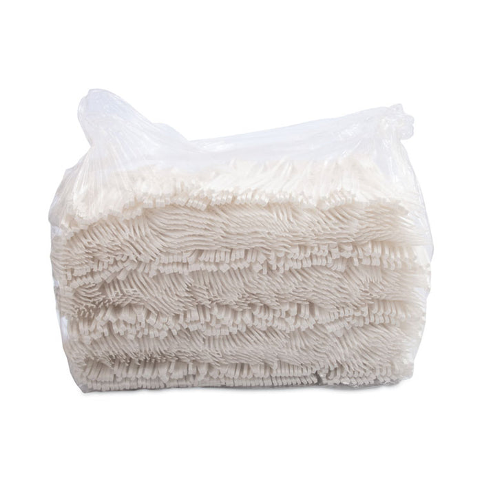 Impress Heavyweight Full-Length Polystyrene Cutlery, Fork, Plastic, White, 1,000/Carton