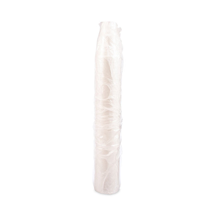 Foam Drink Cups, Tapered Bottom, 32 oz, White, 25/Bag, 20 Bags/Carton