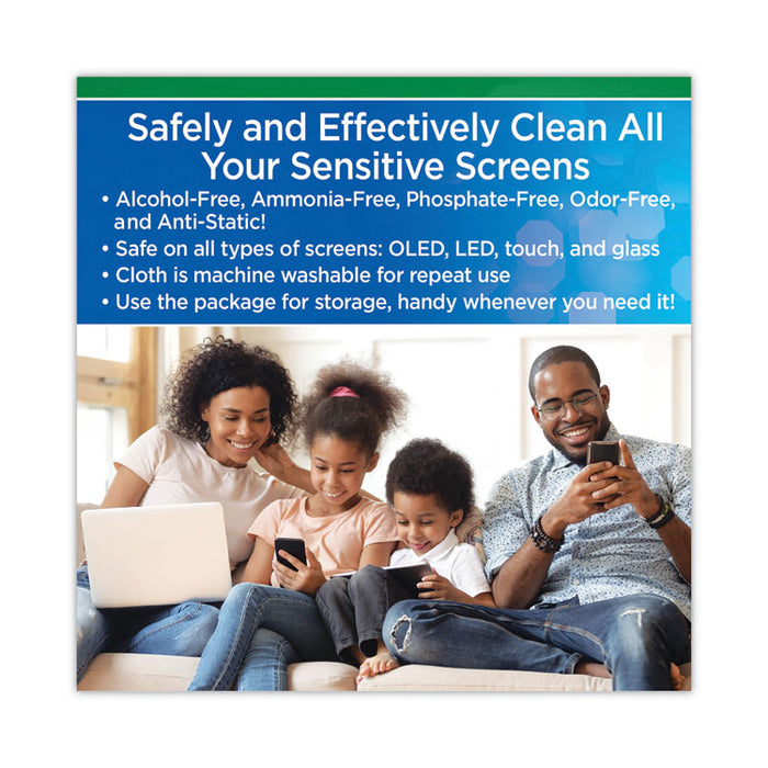 Laptop Computer Cleaning Kit, 50 mL Spray/Microfiber Cloth