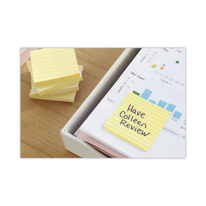 Original Pads in Canary Yellow, Note Ruled, 4" x 4", 300 Sheets/Pad
