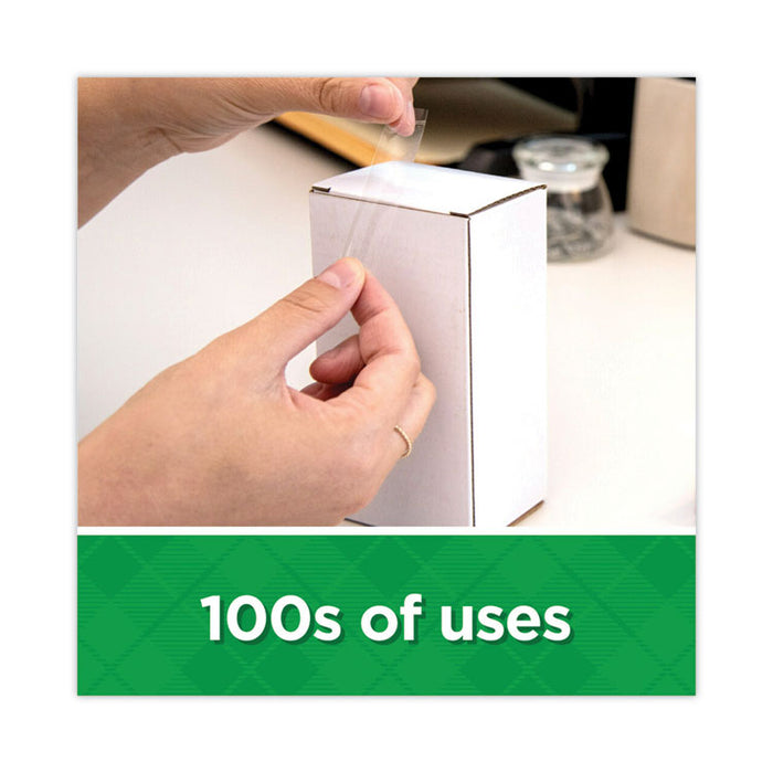 Magic Greener Tape with C38 Dispenser, 1" Core, 0.75" x 75 ft, Clear, 6/Pack