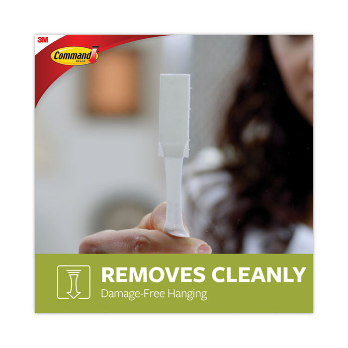 Damage-Free Hanging Picture Hanging Strip Pairs, (8) Large (3.75 lb), (6) Medium (2.5 lb), (4) Small (1.25 lb), White, 18/PK