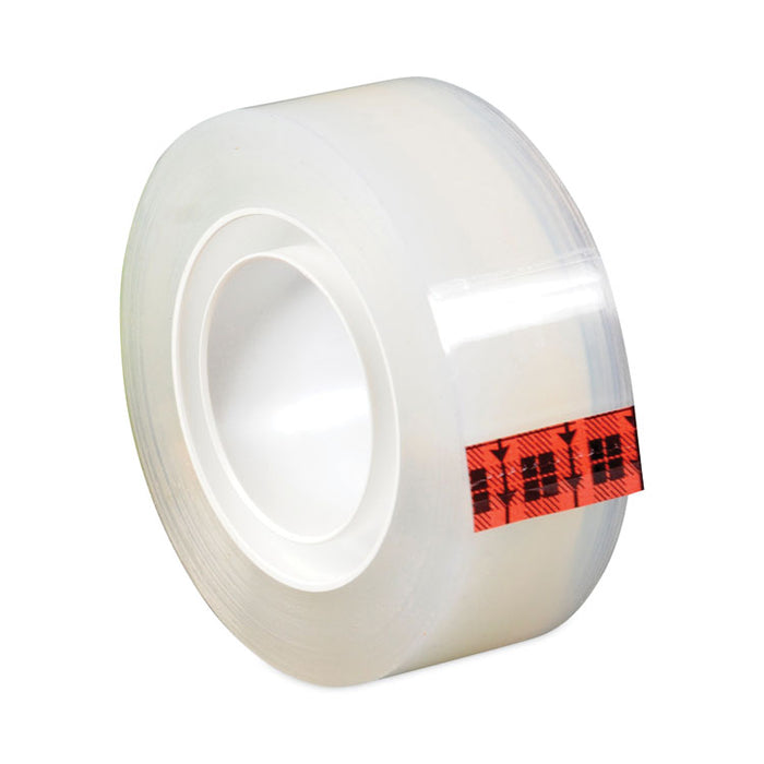 Transparent Tape, 1" Core, 0.75" x 27.77 yds, Crystal Clear, 3/Pack