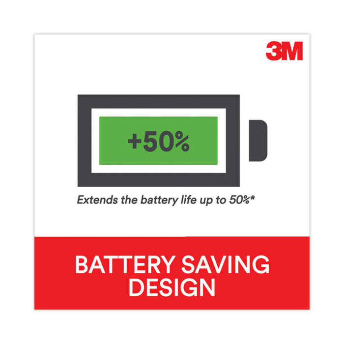 Precise Battery-Saving Mouse Pad with Nonskid Repositionable Adhesive Back, 8.5 x 7, Bitmap Design