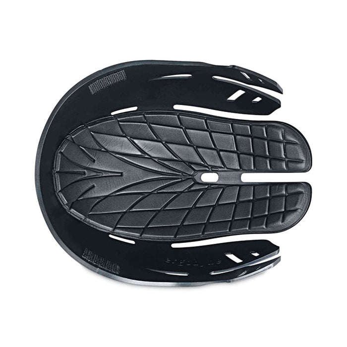 Skullerz 8950XL XL Bump Cap Hat, Short Front Brim, Large to XXX-Large (7.5 and Up), 0.01" Insert, Black