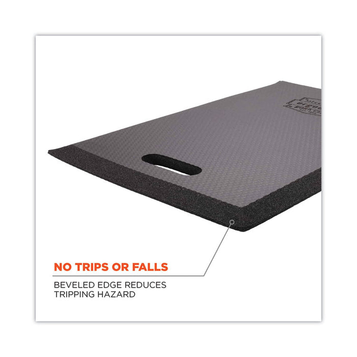 ProFlex 381 Standard Foam Kneeling Pad, 0.5", Medium, Black