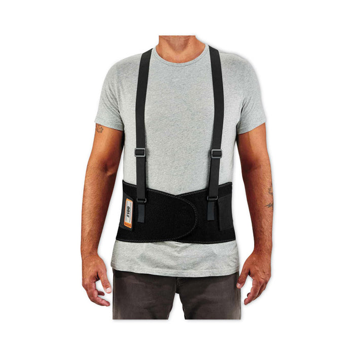 ProFlex 100 Economy Spandex Back Support Brace, X-Large, 38" to 42" Waist, Black