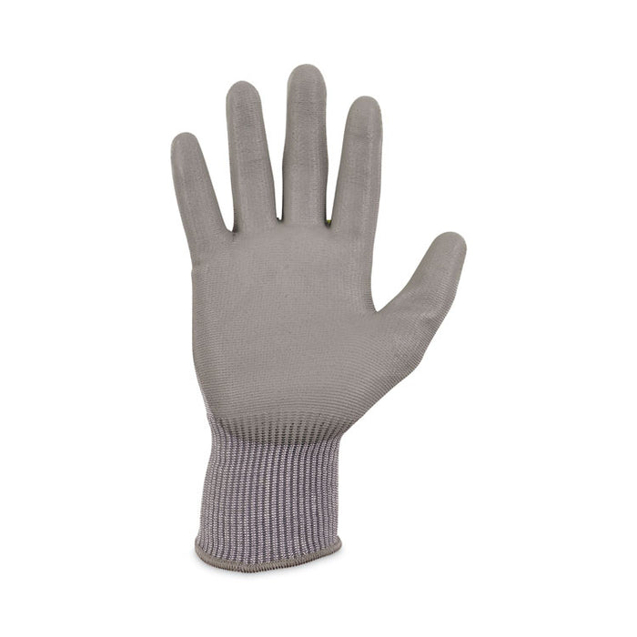 ProFlex 7024 ANSI A2 PU Coated CR Gloves, EN388: 4X42B, 9" Long, Small, Gray, 12 Pairs