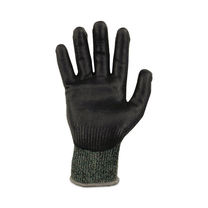 ProFlex 7070 ANSI A7 Nitrile Coated CR Gloves, EN388: 4X42F, 9" Long, XX-Large, Green, 12 Pairs