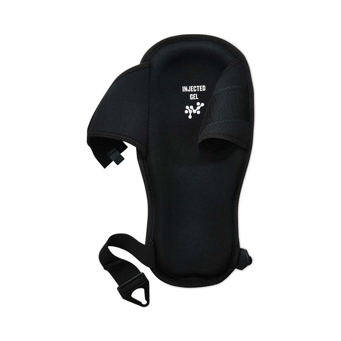 ProFlex 342 Injected Gel Knee Pads, Extra Long Cap, Hook and Loop Closure, One Size Fits Most, Black, Pair
