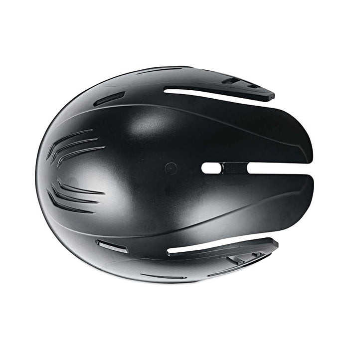 Skullerz 8950XL XL Bump Cap Hat, Long Front Brim, Large to XXX-Large (7.5 and Up), 0.01" Insert, Black