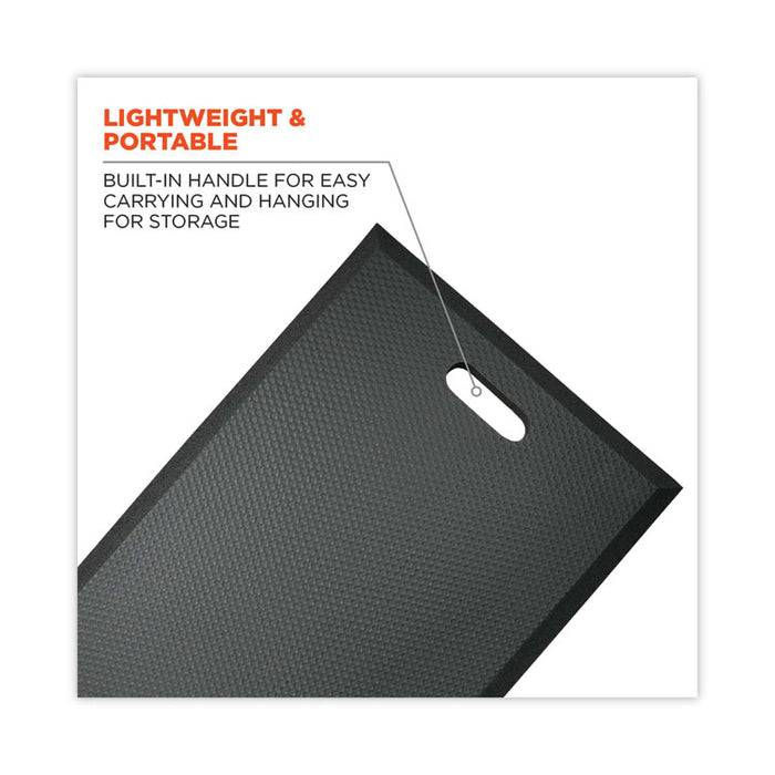 ProFlex 391 XL Foam Kneeling Pad, 0.5", X-Large, Black