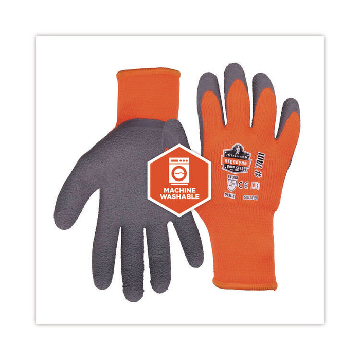 ProFlex 7401-CASE Coated Lightweight Winter Gloves, EN388: 2131X, 9" Long, X-Large, Orange, Pair