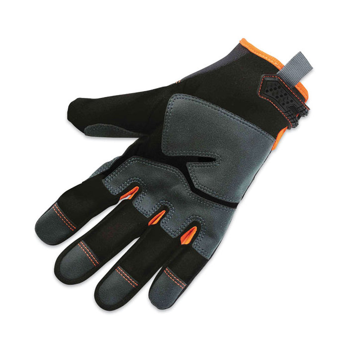 ProFlex 810 Reinforced Utility Gloves, EN388: 3121X, 9" Long, X-Large, Black, Pair