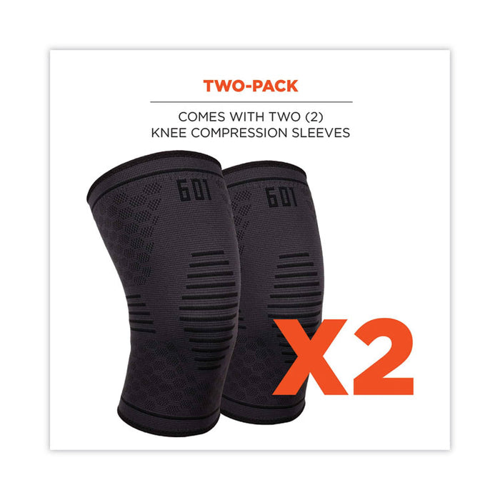 ProFlex 601 Knee Compression Sleeve, Medium, Black