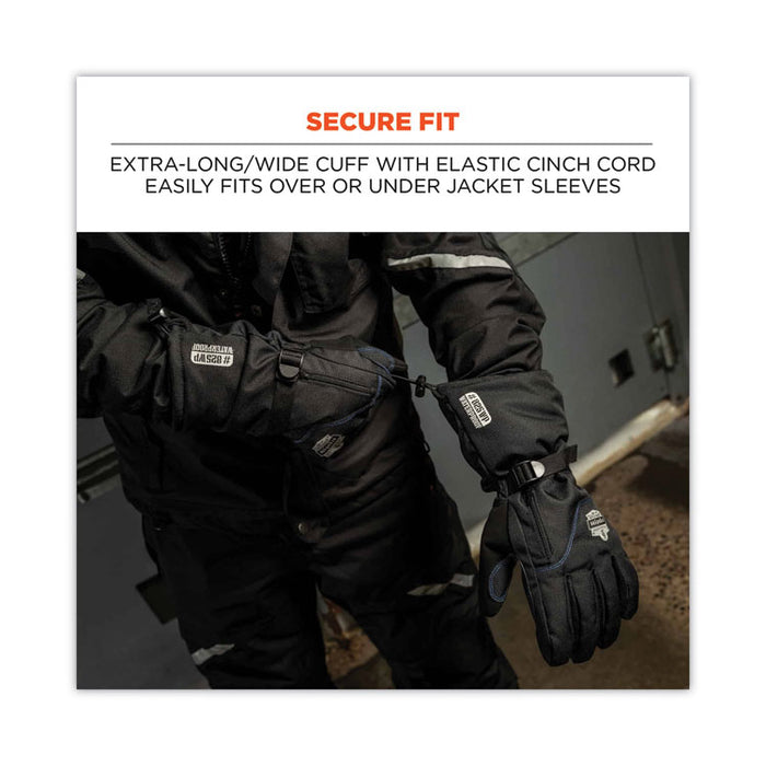 ProFlex 825WP Thermal Waterproof Winter Work Gloves, X-Large, Black, Pair