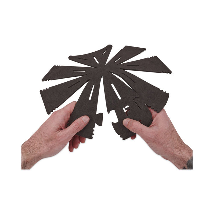 Skullerz 8944 Soft Universal Bump Cap Insert, 0.16" Thick, Black, 2/Pack
