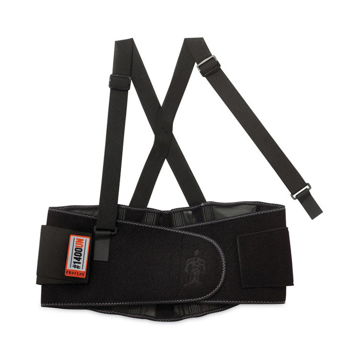 ProFlex 1400UN Universal Size Back Support Brace, One Size Fits All, 25" to 58" Waist, Black