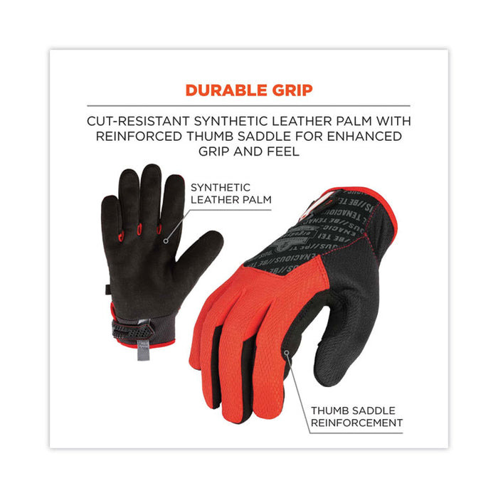 ProFlex 812CR6 ANSI A6 Utility and CR Gloves, EN388: 2543E, 9" Long, XX-Large, Black, Pair