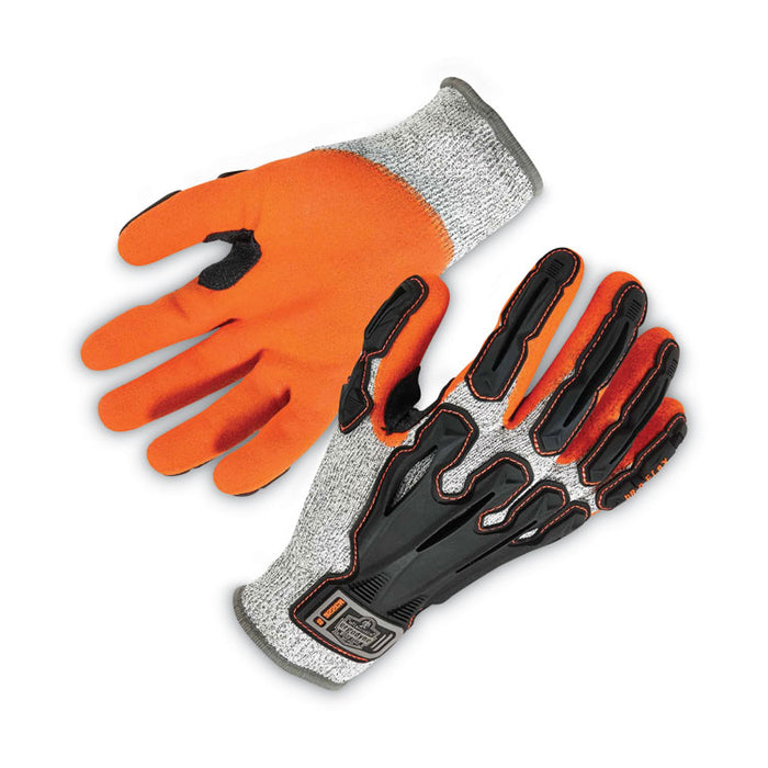 ProFlex 922CR Nitrile Coated Cut-Resistant Gloves, EN388: 4442CP, Small, Gray, 96 Pairs/Carton